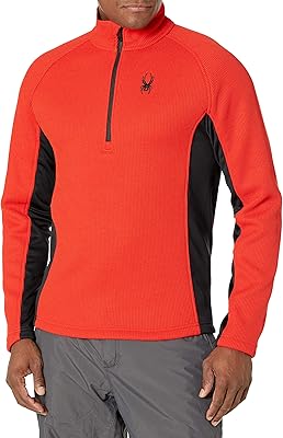 Pull à col montant demi-zippé spyder active sports pour hommes