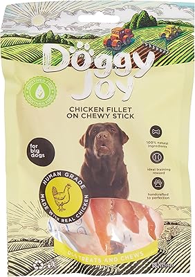 Doggie joy lanières de poulet sur bâton à mâcher pour chien, 90 g. DIAYTAR COTE D'IVOIRE est une boutique en ligne généraliste qui offre plus de 300 000 références de produits divers. Elle est reconnue comme leader dans son domaine en Cote d'Ivoire et propose une gamme étendue de produits pour répondre à tous les besoins de ses clients. Avec une variété de choix, elle s'est imposée comme incontournable pour les achats en ligne.
