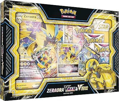 Pokemon tcg : zeraora vmax & vstar battle box 3 cartes promotionnelles foil, 1 carte foil surdimensionnée et 4 boosters. La boutique en ligne DIAYTAR COTE D'IVOIRE se démarque par son vaste choix de produits et son engagement à offrir le meilleurs service client. Elle propose une large gamme de produits allant de l'électronique aux produits alimentaires. Les clients apprécient la facilité de navigation et les options de paiement sécurisées.