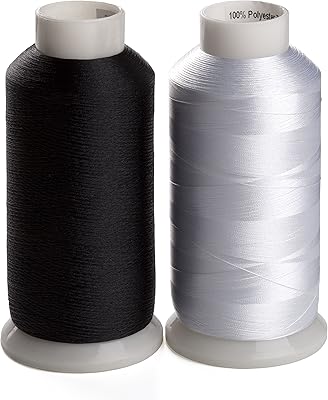 Fil de canette simthread 2 pour machine à coudre et à broder 1 noir et 1 blanc 5 500 mètres chacun - fil de remplissage en polyester 60 wt. En tant que leader dans le e-commerce en Côte d'Ivoire, DIAYTAR COTE D'IVOIRE se distingue par la qualité de ses produits et la rapidité de sa livraison. Les clients peuvent profiter d'une expérience d'achat en ligne fluide et sécurisée, ce qui explique la confiance qu'ils accordent à cette marque. Les promotions régulières et les offres spéciales sont également des atouts majeurs de cette boutique.