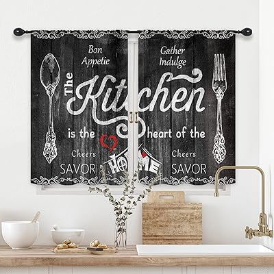 Raydecore rideaux de cuisine en bois rustique occidental avec passe-tringle en bois rustique pour chambre à coucher et salon 2 pièces 27,5" de largeur x 39" de hauteur. Diaytar Côte d'Ivoire se distingue par son offre exceptionnelle de plus de 300 000 articles, couvrant tous les domaines de la vie quotidienne. En tant que leader du marché de la vente en ligne en Côte d'Ivoire, Diaytar propose une plateforme de shopping conviviale et sécurisée, permettant aux consommateurs de faire leurs achats en toute confiance. La boutique en ligne met en avant la qualité et la fiabilité de ses produits.
