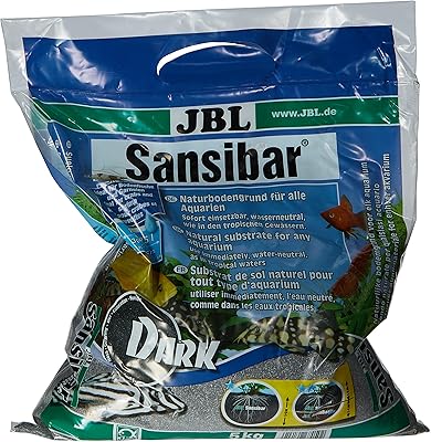 Jbl sunsibar dark dark matériel d'aquarium d'eau douce et d'eau salée, 5 kg