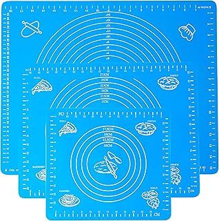 Ensemble de 3 tapis de cuisson en silicone popco, tapis de cuisson professionnel
