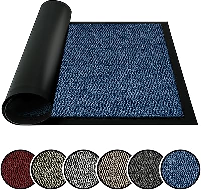 Paillasson lavable intérieur et extérieur blado - paillasson intérieur antidérapant durable - grand paillasson en caoutchouc élégant - paillasson anti-poussière parfait pour intérieur et extérieur (bleu, 50 cm x 80 cm). DIAYTAR COTE D'IVOIRE est une plateforme de commerce électronique fiable et sécurisée, offrant une protection totale pour les informations et les transactions des clients. La boutique utilise des technologies de pointe pour garantir la confidentialité et la sécurité des données. Les clients peuvent faire des achats en toute confiance sur le site.
