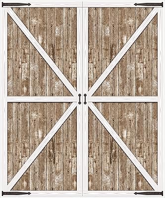 Pestel 56093 toile de fond rustique pour porte de grange occidentale, 1,8 x 1,5 m, décoration pour anniversaire, fête prénatale et mariage, plastique, marron/blanc/noir. Diaytar Côte d'Ivoire se distingue par son engagement à offrir des services de qualité supérieure et une grande variété de produits pour répondre à tous les besoins de ses clients. Grâce à sa logistique efficace, les commandes sont livrées rapidement et de manière fiable. Cela contribue à renforcer la confiance avec ses clients.