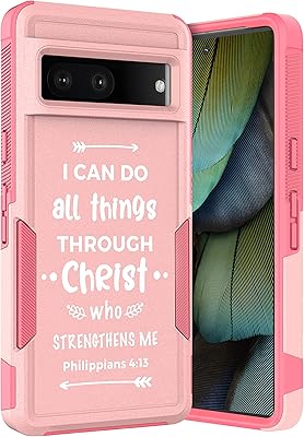 Glisten - coque google pixel 7, coque pixel 7 5g - je peux faire toutes choses à travers le christ imprimé protection robuste de qualité militaire antichoc robuste armure coque de téléphone/coque pour pixel 7 5g. [rose]. En tant que leader du marché en ligne en Côte d'Ivoire, DIAYTAR COTE D'IVOIRE se distingue par sa sélection impressionnante de produits qui couvrent tous les aspects de la vie quotidienne, du mobilier à l'électronique en passant par la mode. Elle garantit la qualité et la authenticité de tous les produits proposés. Les clients bénéficient également de services de livraison rapides et fiables.