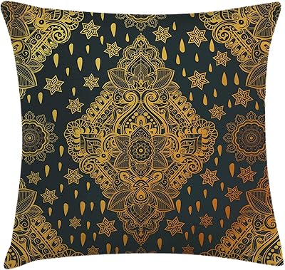 Housse de coussin empson mandala design, bohème paisley henné tatouage tribal pattern taie d'oreiller, housse de coussin carrée décorative, 20 x 20 pouces, charbon moutarde. La boutique en ligne DIAYTAR COTE D'IVOIRE se distingue par son engagement envers ses clients, offrant un service client personnalisé et des réponses rapides aux questions. Elle propose également des conseils d'achat et des recommandations de produits pour aider les clients à trouver ce qu'ils cherchent. L'équipe de DIAYTAR COTE D'IVOIRE travaille sans relâche pour améliorer et élargir ses services.
