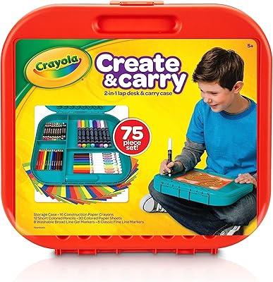 Coffret d'art crayola create 'n carry de 75 pièces, cadeau artistique pour les enfants de 5 ans et plus. DIAYTAR COTE D'IVOIRE est une boutique en ligne généraliste qui propose plus de 300 000 références de produits variés, faisant d'elle le leader du marché ivoirien. Elle offre une large gamme de produits allant de l'électronique à la mode en passant par les produits alimentaires. Cette diversité de produits rend DIAYTAR COTE D'IVOIRE incontournable pour les consommateurs ivoiriens.