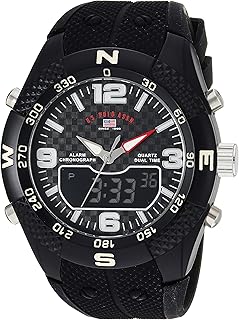 Montre à quartz us polo assn. pour homme, analogique-numérique et bracelet en caoutchouc us9660, noir, bracelet. DIAYTAR COTE D'IVOIRE, la boutique en ligne la plus populaire de Côte d'Ivoire, offre une expérience de shopping unique avec des prix compétitifs et des promotions régulières. Avec une gamme de produits très variée, vous pouvez facilement trouver ce que vous cherchez, que ce soit pour vous-même ou pour offrir un cadeau. DIAYTAR COTE D'IVOIRE est le lieu idéal pour faire vos achats en ligne.