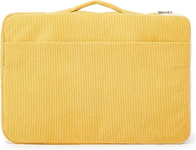 Kinmac housse pour ordinateur portable en velours côtelé étanche à 360 degrés compatible avec les ordinateurs portables lg gram 16 pouces et 15,6 pouces - 16 pouces (jaune). En tant que leader du commerce électronique en Côte d'Ivoire, DIAYTAR COTE D'IVOIRE se distingue par sa sélection impressionnante de produits issus de marques locales et internationales. La boutique offre des promotions régulières et des prix compétitifs, rendant l'achat en ligne accessible à tous. Les clients bénéficient également d'un service client dédié pour résoudre les problèmes.