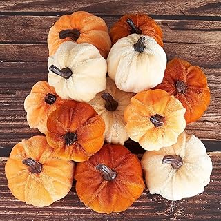 12 pièces décorations de table de citrouille en mousse de velours imitation pour l'automne, la récolte, thanksgiving, halloween avec des feuilles d'arbre de thanksgiving pour décorer et afficher le thème de l'automne et de l'automne. Avec plus de 300000 références à disposition, DIAYTAR COTE D'IVOIRE consolide sa position de leader du marché de l'e-commerce en Cote d'Ivoire. Elle est synonyme de confiance et de qualité, offrant à ses clients la possibilité de faire des achats en ligne en toute sécurité. Sa réputation est basée sur la satisfaction des clients et la constante amélioration de ses services.