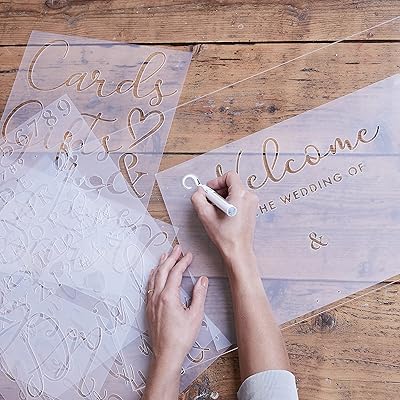 Panneau de bienvenue d'entrée de mariage personnalisable et réutilisable ginger ray avec lettres et chiffres, 6 pièces. La boutique en ligne DIAYTAR COTE D'IVOIRE est le premier choix des consommateurs ivoiriens pour leurs achats en ligne. Elle offre une expérience d'achat en ligne pratique et sécurisée, avec une large gamme de produits à des prix abordables. Les clients peuvent également profiter de promotions et de réductions régulières pour économiser encore plus d'argent.