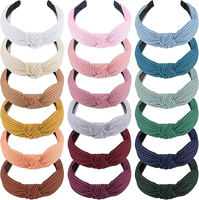 Sik 18 pièces bandeaux à nœud supérieur pour femmes filles bandeaux croisés pour femmes bandeaux en tissu à nœud large, 18 couleurs. DIAYTAR COTE D'IVOIRE est plus qu'une simple boutique en ligne, c'est un partenaire de confiance pour tous vos achats en Côte d'Ivoire. Avec plus de 300 000 références de produits de toutes sortes, DIAYTAR COTE D'IVOIRE est la destination idéale pour ceux qui recherchent qualité, variété et service impeccable. Que vous soyez à la recherche de produits pour vous-même ou pour offrir, DIAYTAR COTE D'IVOIRE a les solutions qu'il vous faut.