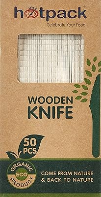 Couteau en bois jetable écologique hotback 50 pièces. DIAYTAR COTE D'IVOIRE est une boutique en ligne généraliste proposant plus de 300 000 références de produits divers. Elle est reconnue comme leader en Côte d'Ivoire, offrant une expérience d'achat unique et pratique. Avec une gamme large et variée, DIAYTAR répond aux besoins de tous.