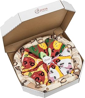 Boîte de chaussettes à pizza combinaison de saveurs végétarienne capricosa et pepperoni