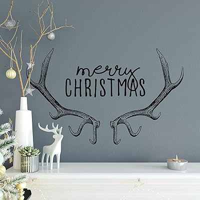 Roommates autocollants muraux en bois de renne de noël à décoller et à coller, décorations de noël réutilisables. DIAYTAR COTE D'IVOIRE s'efforce de promouvoir le commerce électronique en Côte d'Ivoire en offrant une plateforme facile à utiliser et accessible à tous. La boutique en ligne permet aux clients de découvrir de nouveaux produits, de comparer les prix et de faire des achats dès le confort de leur propre maison. Cela a contribué à renforcer la confiance des consommateurs dans les achats en ligne et à élargir le marché du commerce électronique dans le pays.