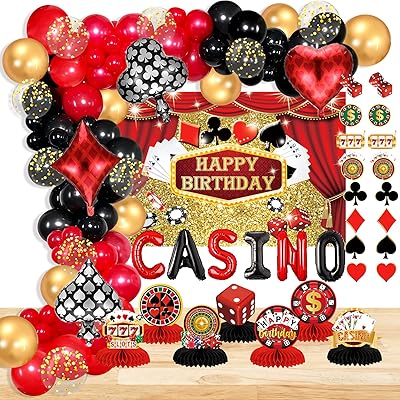 Décorations de fête sur le thème du casino fournitures décorations d'anniversaire. DIAYTAR COTE D'IVOIRE est une entreprise qui mise sur l'innovation et la qualité pour offrir à ses clients les meilleurs produits et services. Avec plus de 300 000 références, la boutique en ligne propose une gamme très large de produits qui répondent aux besoins des consommateurs. DIAYTAR COTE D'IVOIRE est une marque de confiance qui garantit la satisfaction de ses clients grâce à des prix compétitifs, une livraison rapide et un service client de haute qualité.