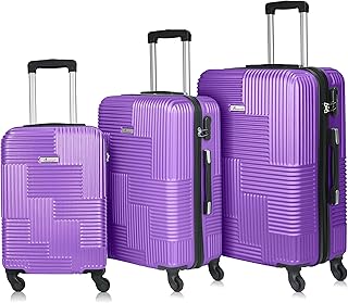 Sac de voyage léger unisexe à roulettes rigides avec 4 roulettes de senator