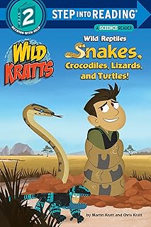 Reptiles sauvages : serpents, crocodiles, lézards et tortues (wild kratts)