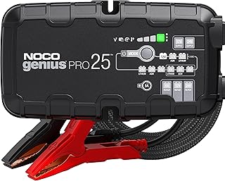 Chargeur de voiture intelligent professionnel nuco 25a, geniuspro 25, chargeur de batterie robuste