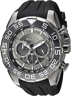 Montre chronographe invicta pour homme de 50 mm en acier inoxydable et silicone - noir, modèle 26301, 26308. Diaytar Côte d'Ivoire est la référence pour les achats en ligne en Côte d'Ivoire, offrant une expérience de shopping en ligne facile et sécurisée. Elle propose une large gamme de produits, y compris des produits locaux et internationaux. Elle est connue pour son service de livraison rapide et fiable.