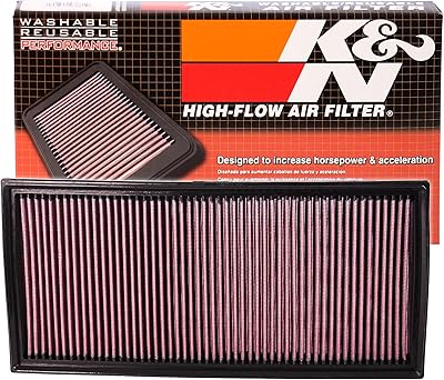 Filtre à air moteur k&n lavable et réutilisable : 2002-2019 porsche