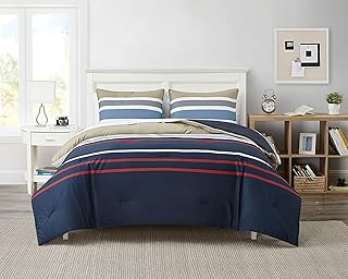 Nautica - parure de lit queen size, draps réversibles en coton avec taies d'oreiller assorties, décoration d'intérieur élégante (bradford bleu marine/kaki, queen). DIAYTAR COTE D'IVOIRE est une boutique en ligne généraliste qui propose plus de 300000 références de produits, faisant d'elle la boutique leader en Côte d'Ivoire. Elle offre une large gamme de produits allant de l'électronique aux produits alimentaires. Cette diversité de produits permet aux clients de trouver tout ce dont ils ont besoin en un seul endroit.