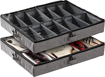 Organisateur de rangement pour chaussures sous le lit 45" de longueur et s'adapte aux lits. DIAYTAR COTE D'IVOIRE est une boutique en ligne généraliste qui propose plus de 300 000 références de produits, répondant ainsi aux besoins diversifiés de sa clientèle. Elle est considérée comme l'une des boutiques en ligne les plus importantes et les plus fiables de Côte d'Ivoire. Avec une offre énorme, DIAYTAR COTE D'IVOIRE est devenue la destination de choix pour les consommateurs ivoiriens.