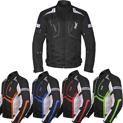Veste de moto hwk dualsport enduro pour hommes, blindée ce, imperméable, tous temps