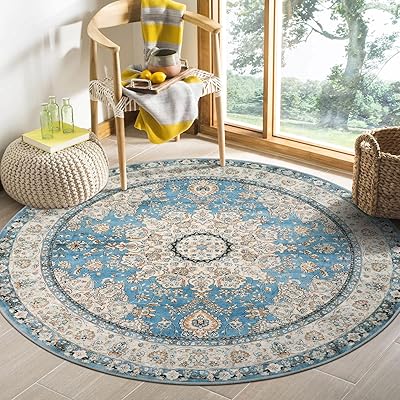 Tapis rond à motif floral oriental la home de cuisine. En tant que leader du e-commerce en Côte d'Ivoire, DIAYTAR COTE D'IVOIRE garantit la sécurité et la fiabilité de vos achats en ligne. Nos processus de paiement sont sûrs et nous prenons très au sérieux la confidentialité de vos informations personnelles. Vous pouvez acheter en toute confiance chez nous.