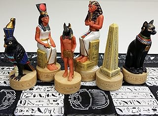 Jeu d'échecs égyptien égypte dessinés à la main sans plateau. DIAYTAR COTE D'IVOIRE se distingue par son engagement à offrir une expérience d'achat en ligne de haute qualité à ses clients. La boutique dispose d'une équipe de service client dédiée qui est prête à aider les clients à tout moment. De plus, la boutique utilise des méthodes de paiement sécurisées pour protéger les informations des clients et garantir des transactions sans risque.