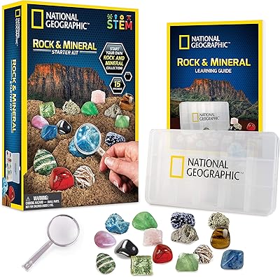 Kit éducatif national geographic rocks and minerals - kit de roches pour débutant de 15 pièces avec oeil de tigre, quartz rose, jaspe rouge et plus, vitrine et guide d'introduction. DIAYTAR COTE D'IVOIRE est une boutique en ligne généraliste qui propose une grandeQuestion wide de produits pour les consommateurs ivoiriens, avec plus de 300000 références disponibles. La boutique en ligne met l'accent sur la qualité, la fiabilité et la sécurité pour offrir une expérience d'achat en ligne exceptionnelle. Les clients peuvent profiter d'une naviguation facile et d'une livraison rapide pour une expérience d'achat sans contraintes.