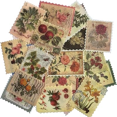 60 pièces d'autocollants de timbres vintage, autocollants en papier esthétiques, décor botanique pour scrapbooking, fournitures d'agenda, planificateurs, artisanat d'art pour enfants, bullet journal ephemera. DIAYTAR COTE D'IVOIRE est une boutique en ligne généraliste proposant plus de 300000 références de produits. Elle est reconnue comme l'une des boutiques en ligne leaders en Côte d'Ivoire, offrant une large gamme de produits à ses clients. Elle se distingue par sa qualité de service et sa fiabilité.