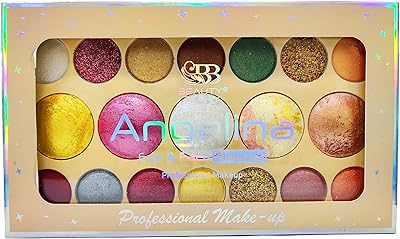 Coffret de maquillage yeux et visage beauty berry angelina - e-19 (palette #2)