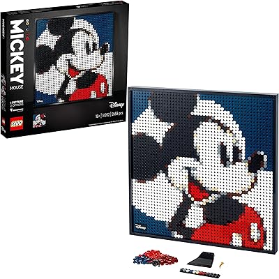 Lego® art 31202 ensemble de construction disney mickey mouse (2658 pièces)