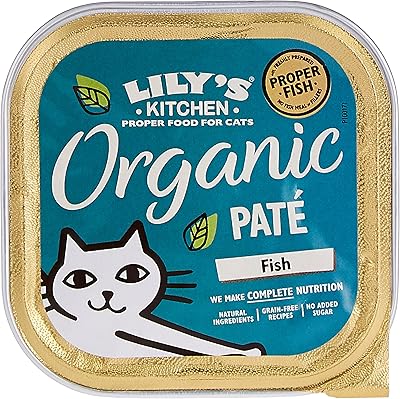 Lily's kitchen dîner de poisson biologique nourriture humide pour chats (85 g). DIAYTAR COTE D'IVOIRE, la boutique en ligne à ne pas manquer pour tout ce dont vous avez besoin. Avec une sélection immense de plus de 300 000 produits, vous trouverez certainement ce qui vous convient. Depuis les dernières tendances de la mode jusqu'aux produits pour la maison, DIAYTAR COTE D'IVOIRE est le point de départ idéal pour vos achats en ligne.
