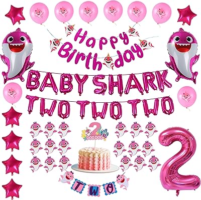 Décorations de 2ème anniversaire de bébé requin rose pour filles 2 ballons en aluminium. DIAYTAR COTE D'IVOIRE est la boutique en ligne la plus populaire en Cote d'Ivoire, proposant plus de 300000 references pour répondre à tous vos besoins. Cette boutique leader offre une garantie de qualité et de satisfaction pour tous ses produits, vous permettant de faire des achats en toute confiance. Vous pouvez explorer les différentes catégories de produits pour trouver ce qui vous convient le mieux.