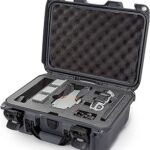 Étui rigide étanche nanuk, graphite, collection flymore pour dji air 2s