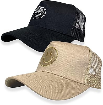 Chapeau tracker citrusi boutique - lot de 2 | chapeau brodé en coton | casquette de baseball unisexe pour hommes et femmes | chapeau en maille réglable. DIAYTAR COTE D'IVOIRE, la boutique en ligne généraliste de référence en Côte d'Ivoire, propose une sélection incroyable de plus de 300 000 articles pour répondre à tous vos besoins. Vous trouverez tout ce que vous cherchez, des produits de beauté et de santé aux électroménagers et aux vêtements. La qualité et la variété des produits sont garanties.