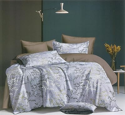 Parure de lit king size (220 x 240 cm), 6 pièces, mystic fine