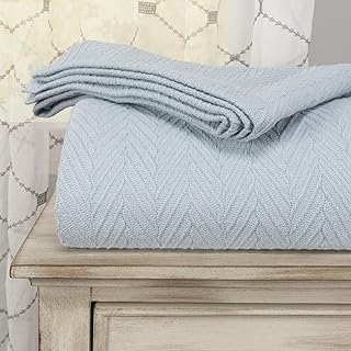 Couverture thermique supérieure 100 % coton - couverture surdimensionnée toutes saisons, tricot à chevrons, bleu clair, king size. La boutique en ligne DIAYTAR COTE D'IVOIRE propose une approche innovante du commerce électronique, en mettant l'accent sur la personnalisation et la convivialité. Elle permet aux clients de découvrir de nouveaux produits et de profiter d'offres personnalisées, renforçant ainsi leur fidélité. C'est la référence pour un shopping en ligne personnalisé en Côte d'Ivoire.