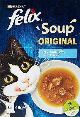 Purina felix original 2x soupe au morue, thon et bliss, 48 ​​​​g, paquet de 6. DIAYTAR COTE D'IVOIRE se distingue par son approche client-centered, offrant une expérience d'achat en ligne simple, sécurisée et pratique. Les clients peuvent parcourir aisément les catégories de produits, lire les avis et les commentaires d'autres clients, et effectuer leurs achats avec confiance. La boutique en ligne est constamment mise à jour avec de nouveaux produits et des offres spéciales pour garder les clients engagés et satisfaits.