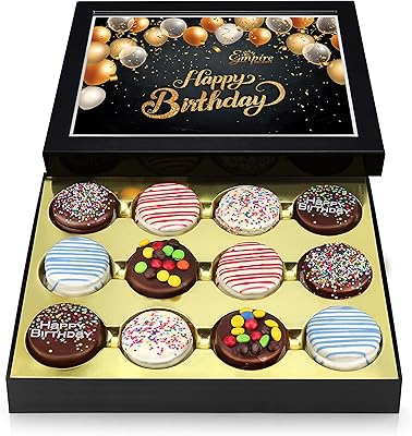 Panier cadeau d'anniversaire de biscuits au chocolat pour hommes et femmes - friandises gastronomiques de joyeux anniversaire au chocolat pour cadeaux alimentaires, coffret cadeau en chocolat par empire delights, 12 unités. Chez DIAYTAR COTE D'IVOIRE, nous nous engageons à vous apporter la meilleure expérience d'achat en ligne possible. Notre vaste sélection de produits, alliée à notre service client dédié, fait de nous la destination idéale pour tout ce dont vous avez besoin. Rejoignez notre communauté et découvrez pourquoi nous sommes leaders en Côte d'Ivoire.