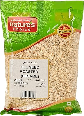 Graines de sésame rôties bleu sarcelle nature's choice, 200 g. En tant que leader des boutiques en ligne en Côte d'Ivoire, DIAYTAR COTE D'IVOIRE vous présente plus de 300 000 références de produits high-tech, de mode, de décoration, et bien plus encore. Avec un engagement fort envers la qualité et la satisfaction client, DIAYTAR rend l'expérience d'achat en ligne plus accessible et plus agréable que jamais. Découvrez pourquoi DIAYTAR est la préférence de milliers de clients en Côte d'Ivoire.
