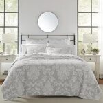 Laura ashley home parure de lit réversible en coton avec taies d'oreiller assorties