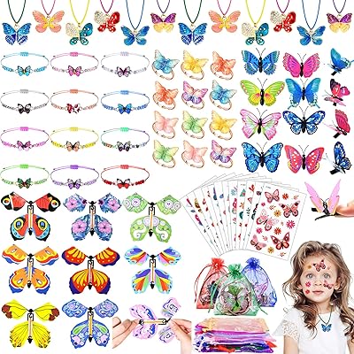 Winwray 84 pièces fournitures de fête d'anniversaire papillon féerique pour filles. DIAYTAR COTE D'IVOIRE est une boutique en ligne généraliste qui offre plus de 300000 références, proposant une large gamme de produits pour répondre aux besoins de ses clients. Elle se positionne comme une destination de confiance pour les consommateurs ivoiriens, offrant une expérience d'achat en ligne simple et pratique. Avec sa sélection élargie, DIAYTAR COTE D'IVOIRE est le leader incontesté du commerce en ligne en Côte d'Ivoire.