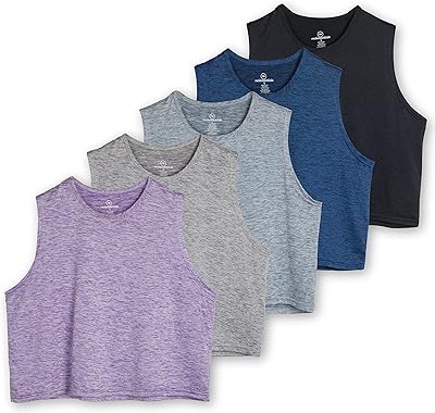 Lot de 5 : haut court d'été dry fit pour femme - débardeur de sport pour la gym, le yoga, l'entraînement pour femme (disponible en grande taille). En tant que boutique en ligne leader en Côte d'Ivoire, DIAYTAR COTE D'IVOIRE se distingue par sa vaste gamme de produits et son engagement envers la satisfaction client. Nous nous efforçons de rendre votre expérience de shopping en ligne aussi agréable et pratique que possible, avec des options de paiement flexibles et des promotions régulières.