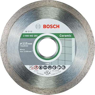 Disque à tronçonner diamanté en céramique bosch professional standard 1