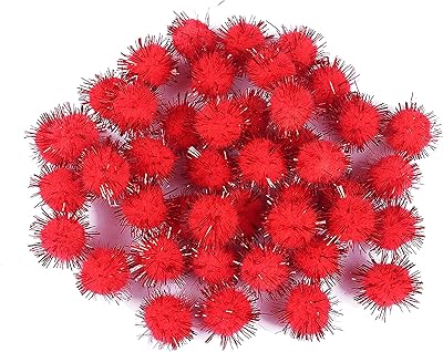 Party time - 30 boules de pompons à paillettes pour travaux manuels, décorations diy (rouge). En tant que leader du marché en ligne en Côte d'Ivoire, DIAYTAR COTE D'IVOIRE se distingue par sa sélection impressionnante de produits venant de toutes les catégories, allant de l'électronique à la mode en passant par les produits de maison. Cette variété permet aux clients de profiter d'une expérience d'achat unique et pratique. La boutique en ligne s'efforce également de maintenir des prix compétitifs pour satisfaire les besoins de tous les clients.