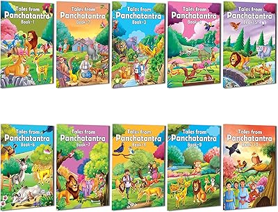Contes du panchatantra : histoires traditionnelles du panchatantra pour enfants pack de 10